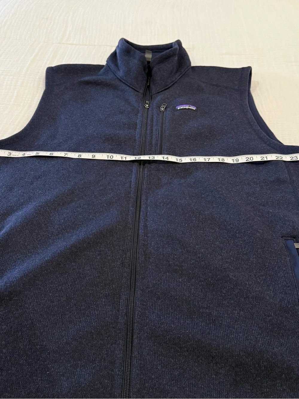Patagonia Men’s Better Sweater Full Zip Fleece Vest Navy Blue Size XXL